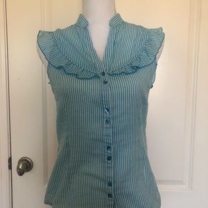 TRF Zara Pinstripe Blouse
